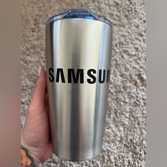 Samsung 20oz Stainless Steel Tumbler with Lid – Insulated Travel Cup - Picture 4 of 10